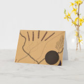 ジョンHaughtonカード3 カード (黄色い花)