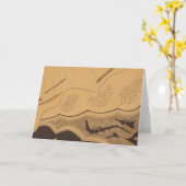 ジョンHaughtonカード4 カード (黄色い花)