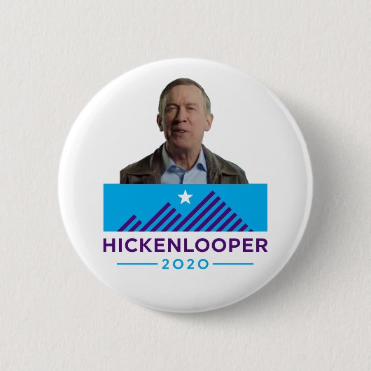 ジョンHickenlooper 2020年 缶バッジ (正面)