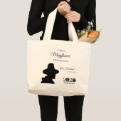 ジョンHowland Mayflowerの子孫のトート ラージトートバッグ (正面(商品))