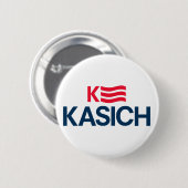 ジョンKasich 2016のキャンペーンボタン- 2.25"円形 缶バッジ (正面&裏面)