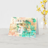 ジョンMuirの引用文カード カード (黄色い花)