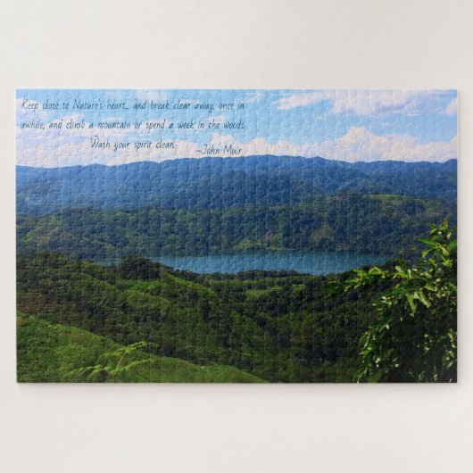 ジョンMuirの活気づけるな引用文のパズル ジグソーパズル (横)