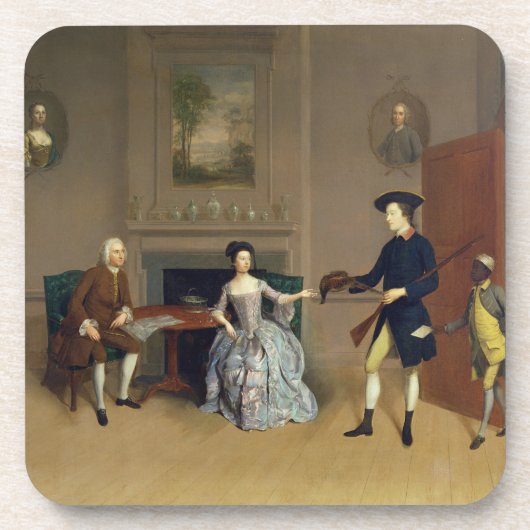 ジョンOrde、彼の妻アンを持つ、および彼の長男、 コースター (正面)