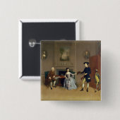 ジョンOrde、彼の妻アンを持つ、および彼の長男、 缶バッジ (正面&裏面)