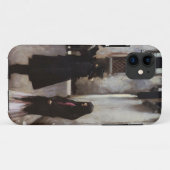 ジョンSargentを絵を描くベニス風の通りの芸術 Case-Mate iPhoneケース (裏面(横))