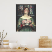 ジョンWウォーターハウス – イエローズバッドを集める(1908) ポスター (キッチン)