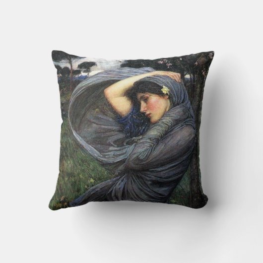 ジョンW.ウォーターハウスプレラファエリートボレアス枕 クッション (裏面)