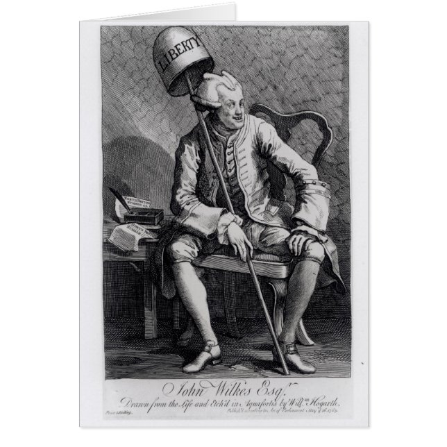 ジョンWilkes 1763年 (正面)