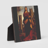 ジョヴァンニ・アントニオ・ボルトラフィオによる聖バルバラ フォトプラーク (正面)