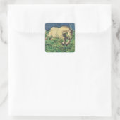 ジョヴァンニ・セガンティーニによる疾走馬、ヴィンテージアート スクエアシール (バッグ)