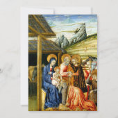 ジョヴァンニ・ディ・パオロの東方三博士の礼拝 カード (正面)