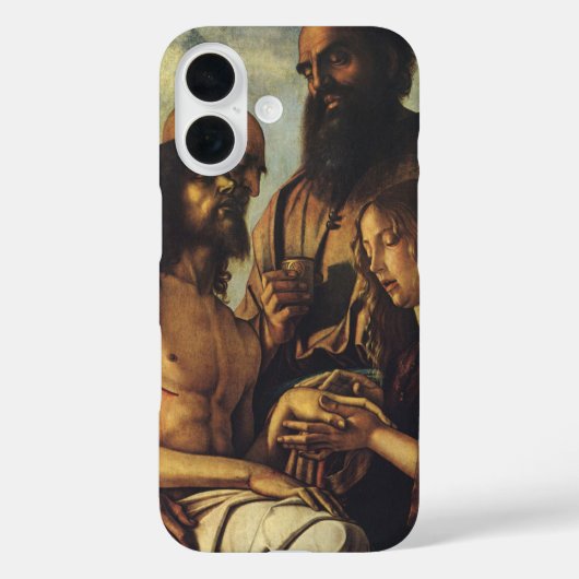 ジョヴァンニ・ベッリーニの『ピエタ』、ルネサンス美術 Case-Mate iPhoneケース (裏面)