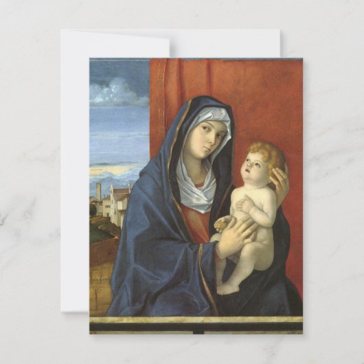 ジョヴァンニ・ベッリーニの『聖母子』 (正面)