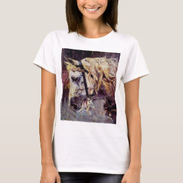 ジョヴァンニ・ボルディーニによる白馬の頭部 Tシャツ