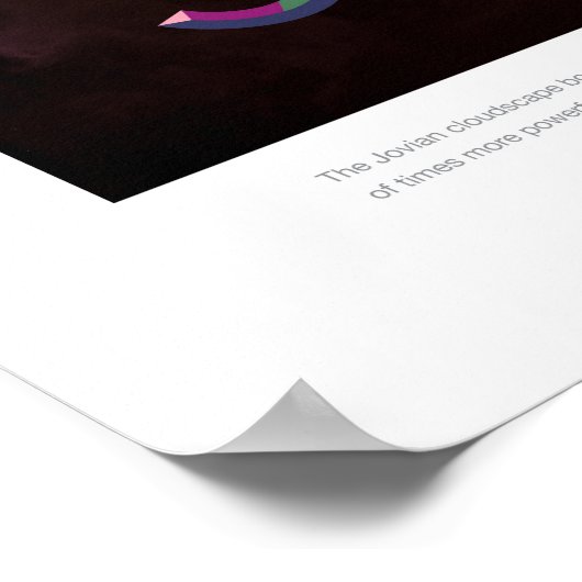 ジョヴィアンオーロラ宇宙の目的地の休暇広告 ポスター (角)