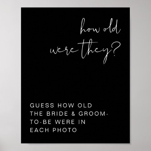 ジョヴィ・エジモダンー・ブラック彼らは何歳でサインした ポスター (正面)