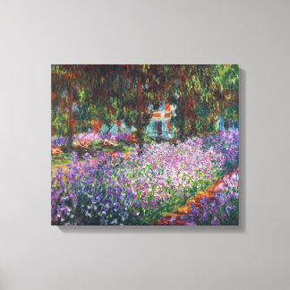 ジョヴェルニーにあるモネの庭by Claude Monet キャンバスプリント