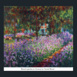 ジョヴェルニーにあるモネの庭by Claude Monet ポスター<br><div class="desc">この絵画タイトルのMonet's garden in Giverny by Claude Monetは、有名なアーティストClaude Monetによって作られている。クロード・モネについてクロード・モネは印象派のスタイルの創始者であフランスのる絵画。クロード・モネのジヴェルニーにあるモネの庭は、自然の前に自分の認識の哲学の最も一貫性のある多作の開業医で表現す。特にプレイン・エアの風景に適用され絵画る。モネの主題は彼の身近な環境から来た、彼の人々と彼が知っ色彩の鮮やかている場所最高のであった。最初の妻カミーユと二番目の妻アリスは、よくモデルになっていた。彼の風景の絵画はフランスの北のまわりに部とロンドンへの旅を描いているが、彼は普仏戦争を逃れた。晩年は目が不自由だったが、彼は色彩の鮮やか終わるまで目が悪い。</div>