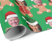 ジョーおもしろいバイデン氏カマラハリス顔ジンガーパン ラッピングペーパー (ロールコーナー)