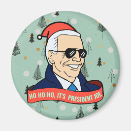 ジョーおもしろいバイデン氏クリスマスキッチン マグネット