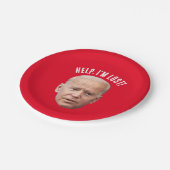 ジョーおもしろいバイデン氏クリスマスパーティー紙プレート ペーパープレート (アングル)