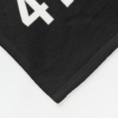 ジョーおもしろいバイデン氏クリスマスメリーサンタハット4th Of E フリースブランケット (角)