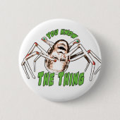 ジョーおもしろいバイデン氏ハロウィーンUがホラーの事を知る 缶バッジ (正面)