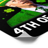 ジョーおもしろいバイデン氏メリーSt patricks day4th Of Easte ポスター (角)