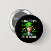 ジョーおもしろいバイデン氏メリーSt patricks day4th Of Easte 缶バッジ (正面&裏面)