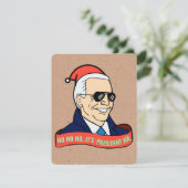 ジョーおもしろいバイデン氏大統領挨拶カード シーズンカード (スタンド正面)