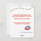 ジョーおもしろいバイデン氏大統領挨拶カード シーズンカード (裏面)