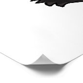 ジョーおもしろいバイデン氏漫画をダンプ ポスター (角)