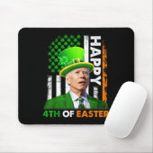 ジョーおもしろいバイデン氏St patricks dayハッピー4日7月 マウスパッド (マウス)