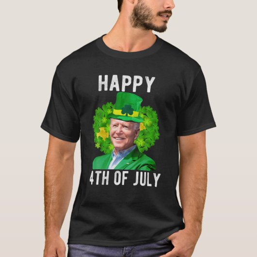 ジョーおもしろいBi.Den Happy St. PatrickのJuの4日目 Tシャツ (正面)