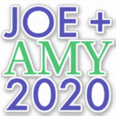 ジョーとエイミー2020ビニールステッカー シール (正面)