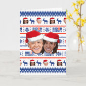 ジョーとカマラのクリスマス カード (黄色い花)