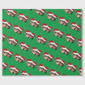 ジョーとカマラアビエータークリスマス ラッピングペーパー (フラット)
