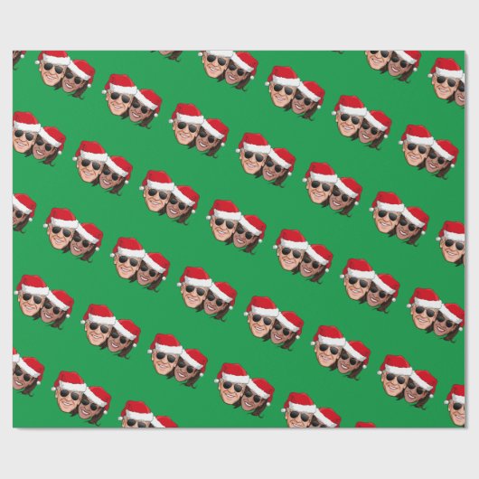 ジョーとカマラアビエータークリスマス ラッピングペーパー (フラット)