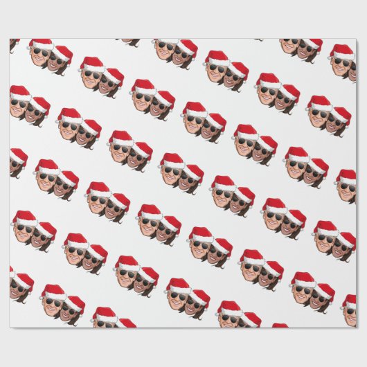 ジョーとカマラアヴィエーターのクリスマス ラッピングペーパー (フラット)