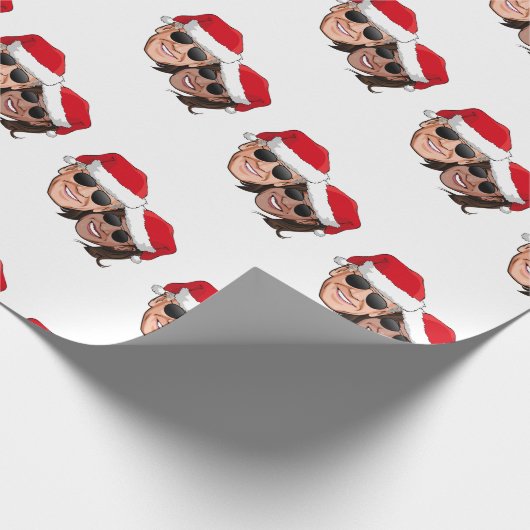 ジョーとカマラアヴィエーターのクリスマス ラッピングペーパー (角)