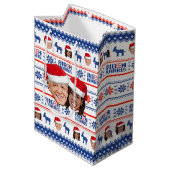 ジョーとカマラクリスマス ミディアムペーパーバッグ (正面アングル)