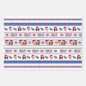 ジョーとカマラクリスマス ラッピングペーパーシート (正面)