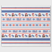 ジョーとカマラクリスマス ラッピングペーパー (フラット)