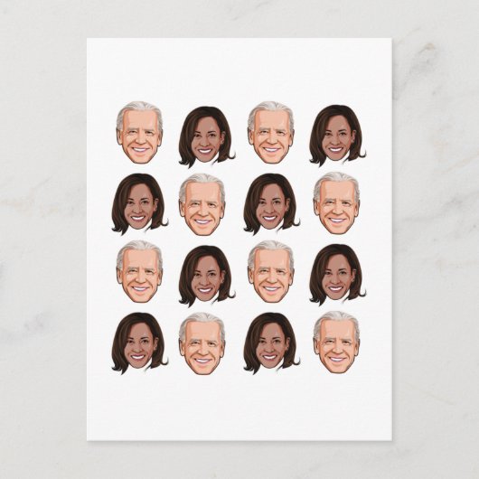 ジョーとカマラパターン ポストカード (正面)