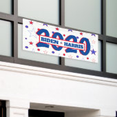 ジョーとカマラ愛国的な祝賀政治 横断幕 (ビルの外側)