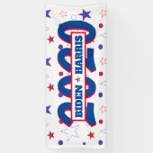 ジョーとカマラ愛国的な祝賀政治 横断幕 (縦)