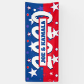 ジョーとカマラ愛国祝賀政治 横断幕 (縦)