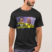 ジョーとハンターのバイデン氏シャツ Tシャツ (正面)