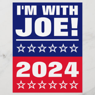 ジョーと一緒だ!2024年米国選大統領の挙 チラシ
